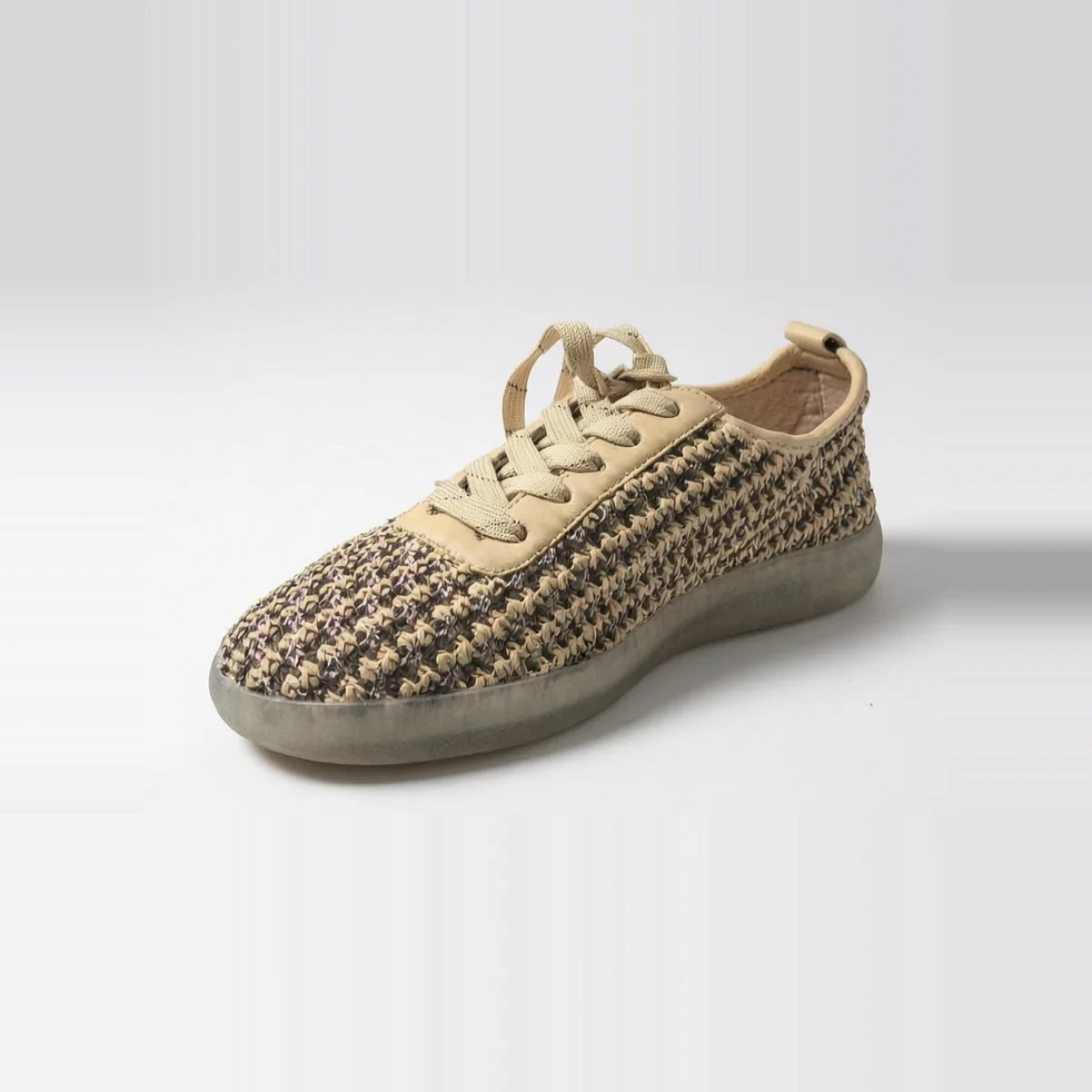 Zapatilla Tejido Pata de Gallo