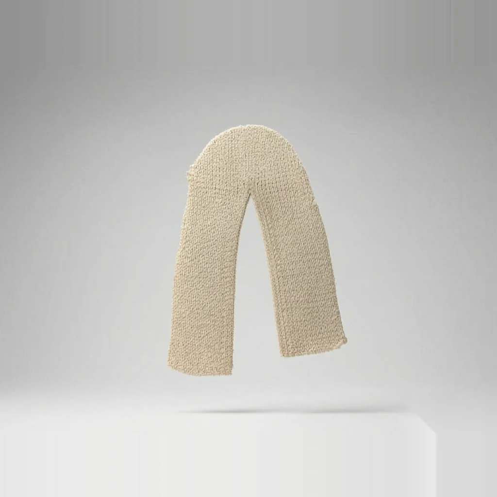 Beige Knit Upper