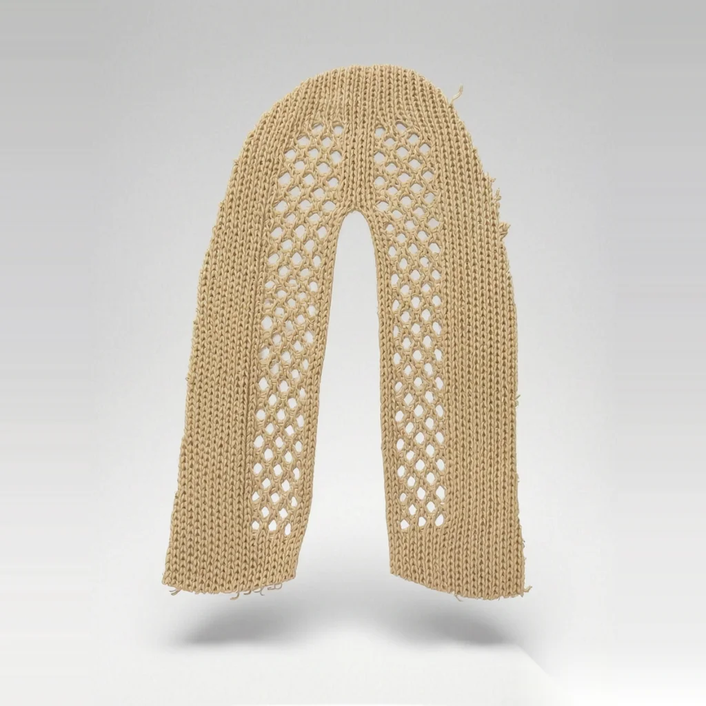 Beige Knit Upper
