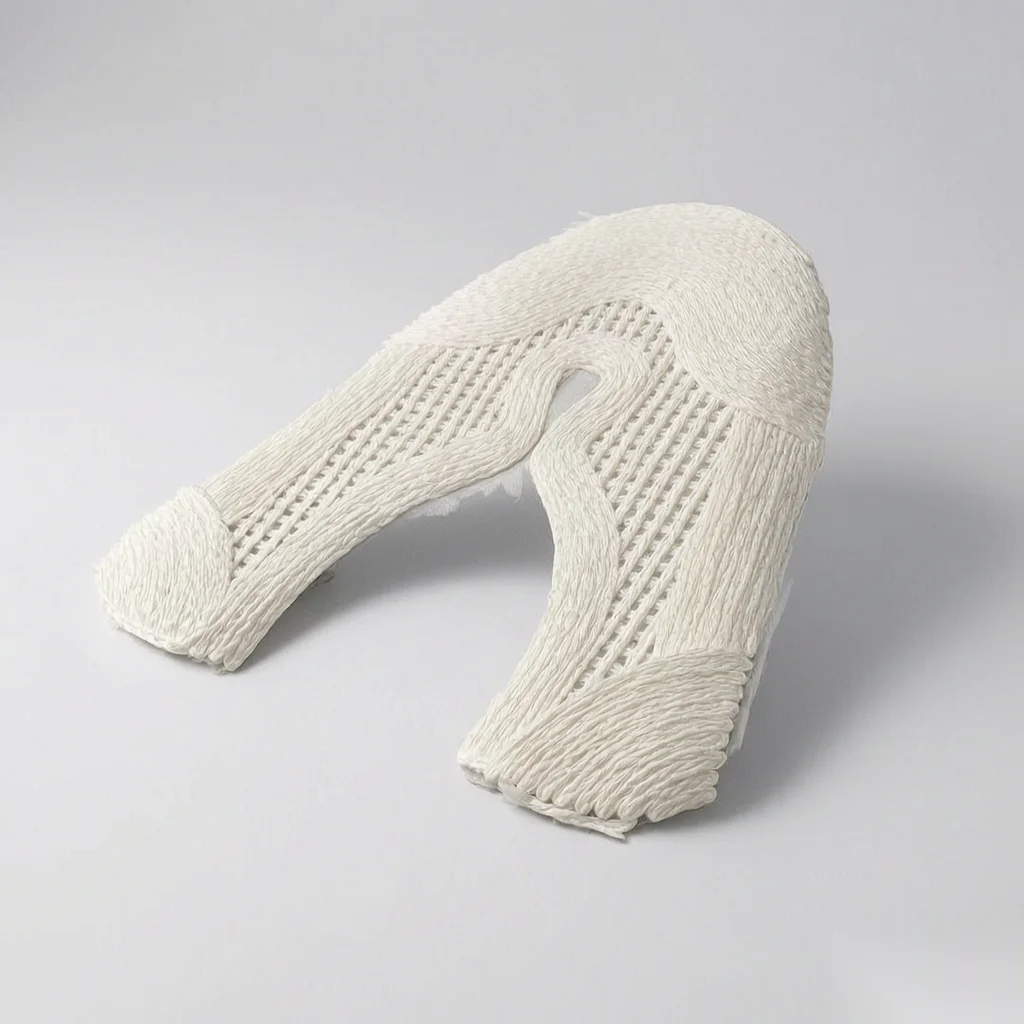 White Woven Knot Upper