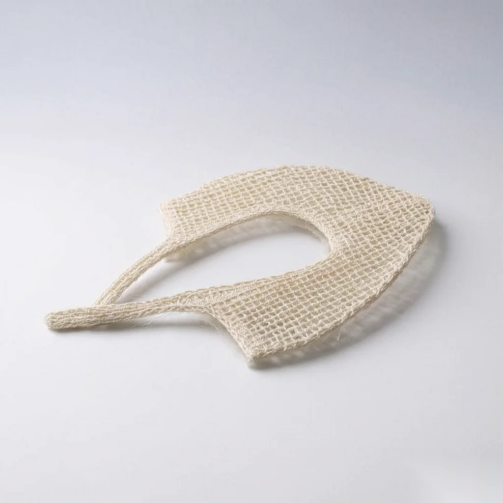 Beige Woven Mesh Upper