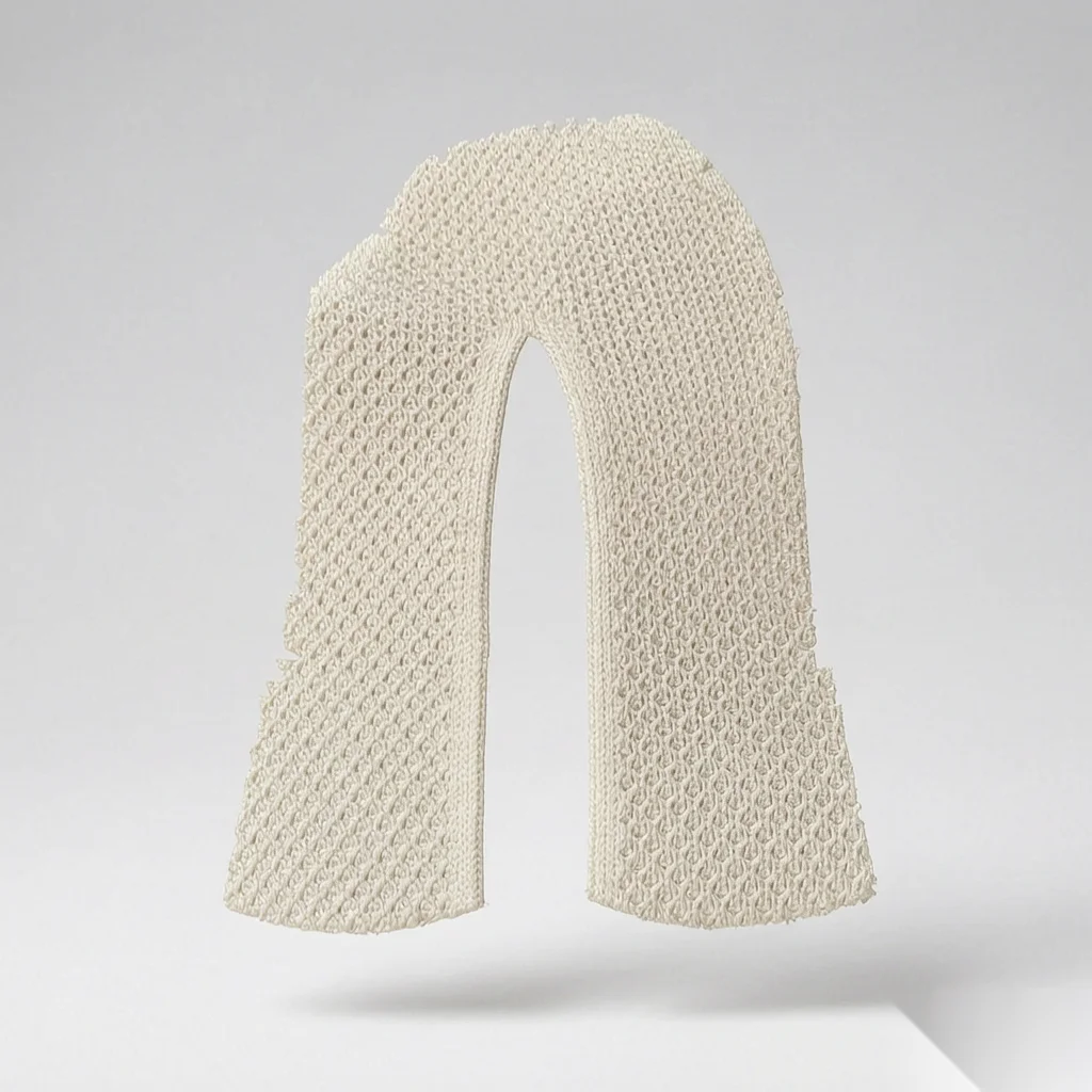 White Knit Upper
