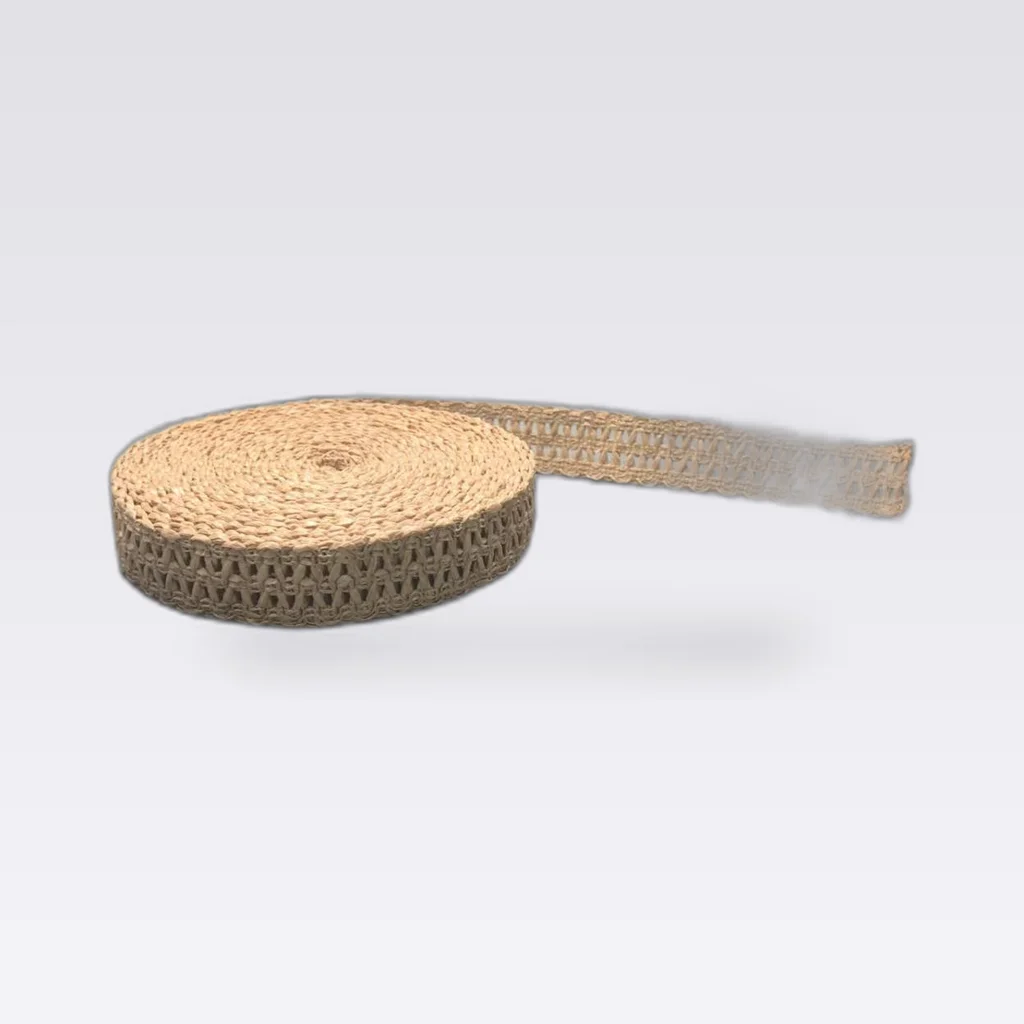 Beige Woven Binding Tape