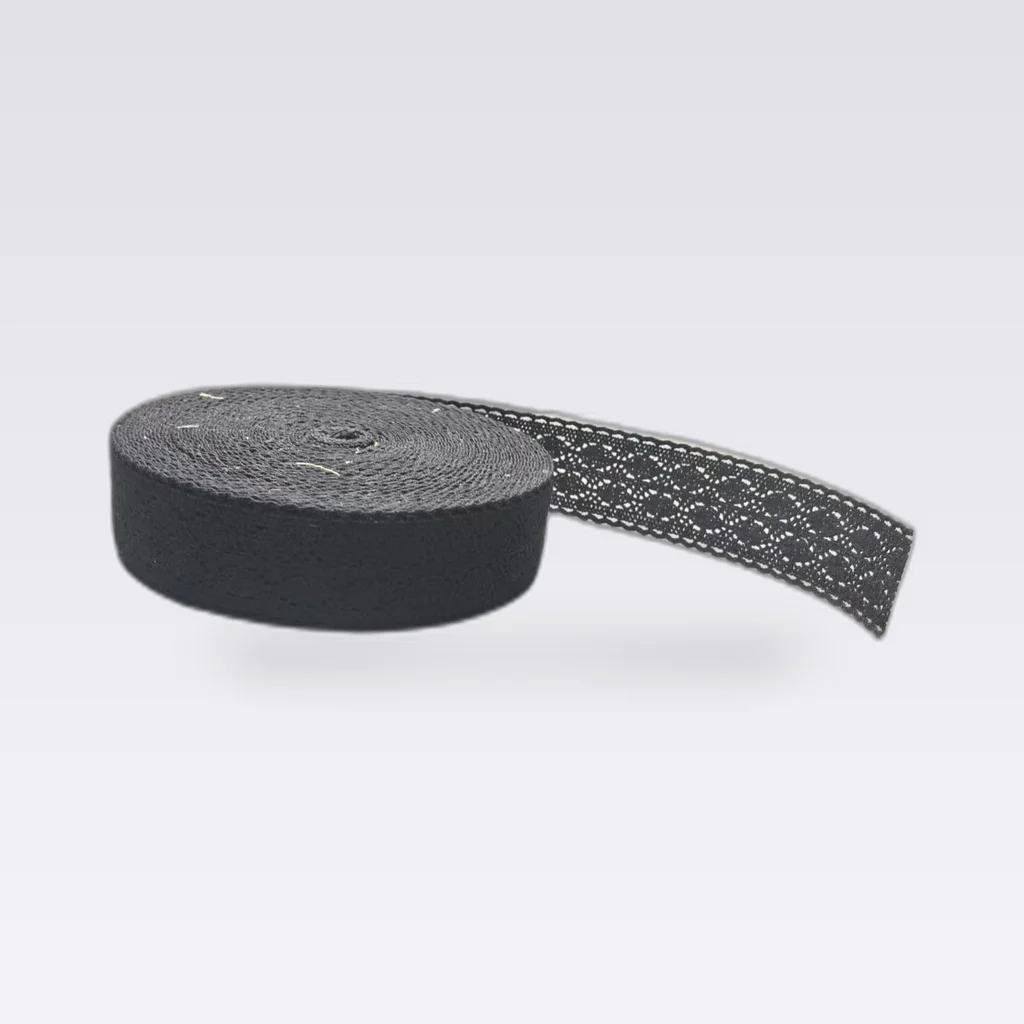 Black Hollow Binding Tape