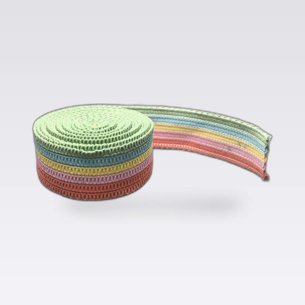 Macaron Multi Stripe Woven Tape
