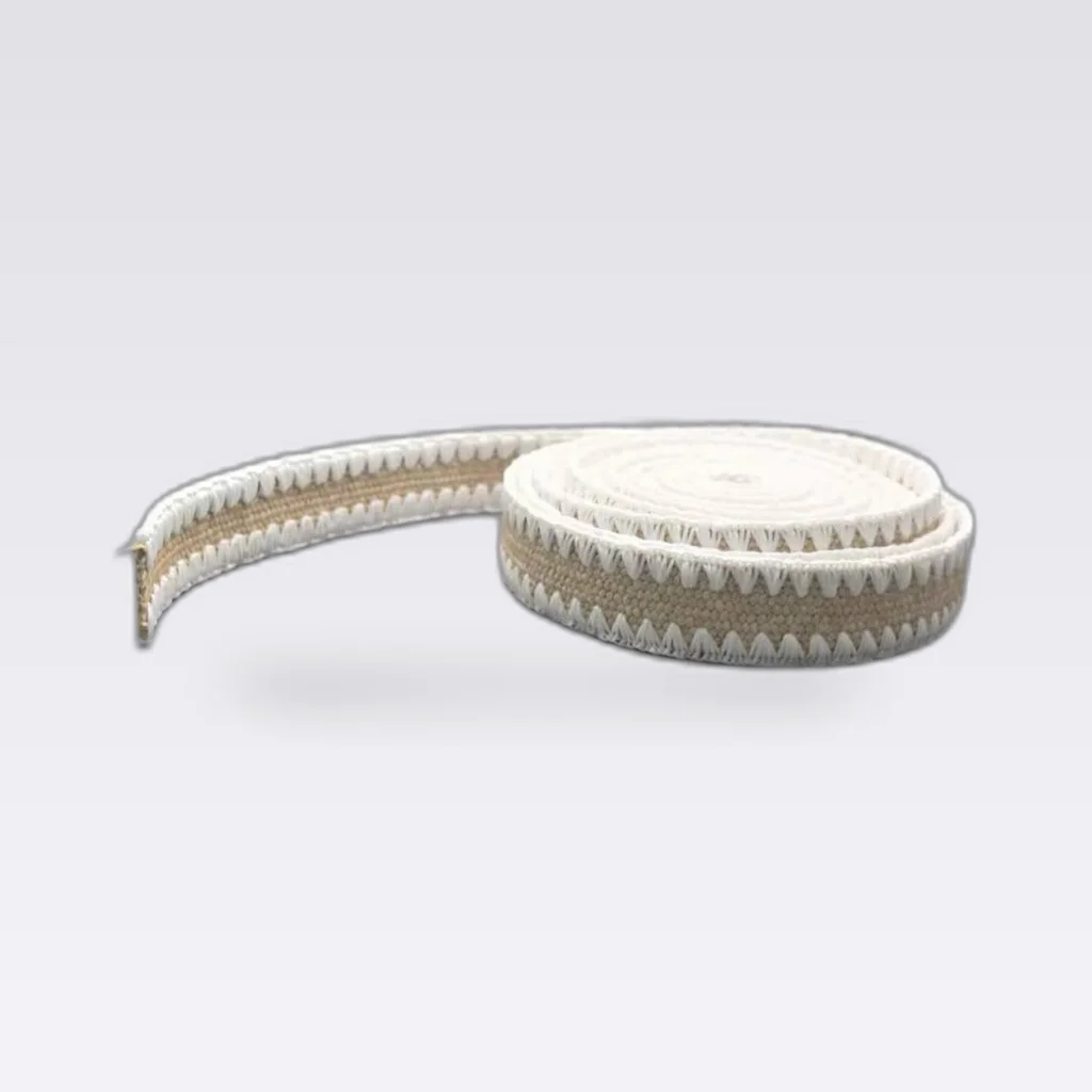 Black Silver Thread Binding Tape