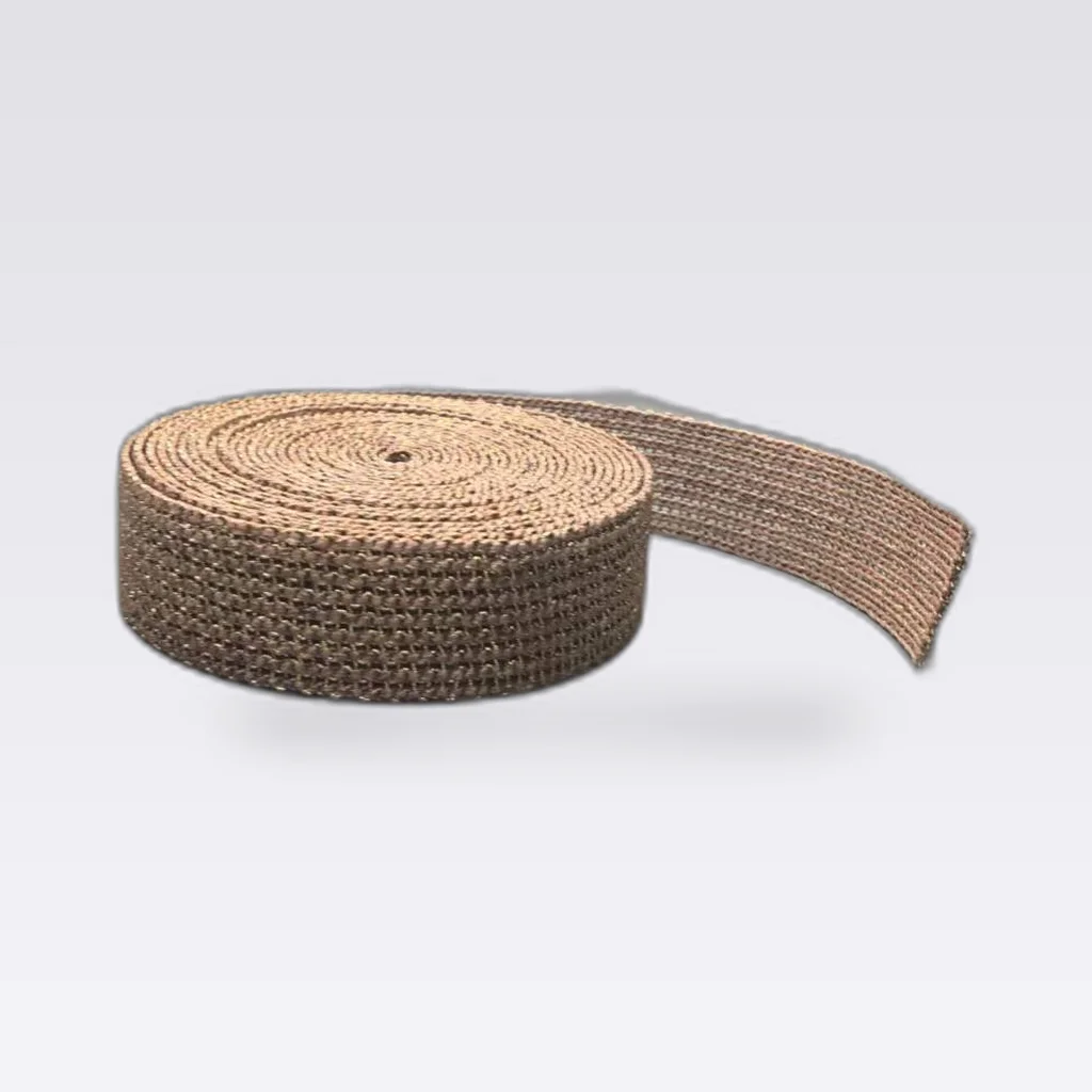 Brown Flat Weave Woven Tape