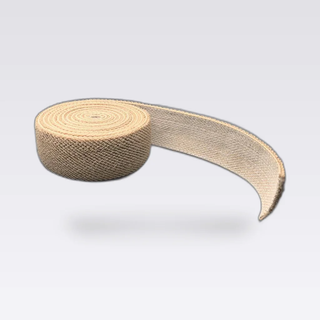 Beige Brown Edge Woven Tape